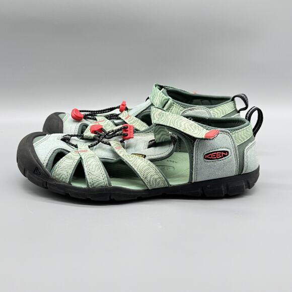 Keen Shoes Womens Size 6 Green Strappy Closed Toe Sandals Washable Outdoor Water - Picture 5 of 12